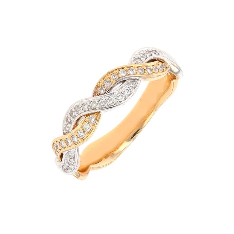 Alliance diamants 0.19 carat 2 ors 4.74g Comme neuf -  reconditionné disponible sur Gemme Les Bijoux
